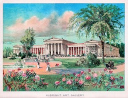 Albright Art Gallery 1901 Litho