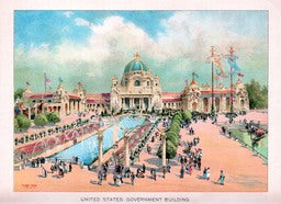 Government Building 1901 Litho