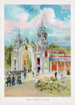 The Propylea 1901 Litho
